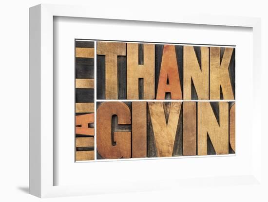 Happy Thanksgiving-PixelsAway-Framed Photographic Print