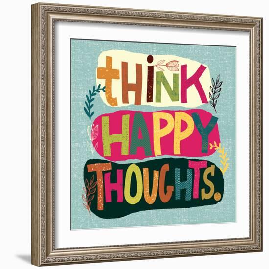 Happy Thoughts II-Cheryl Warrick-Framed Art Print