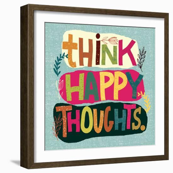 Happy Thoughts II-Cheryl Warrick-Framed Art Print