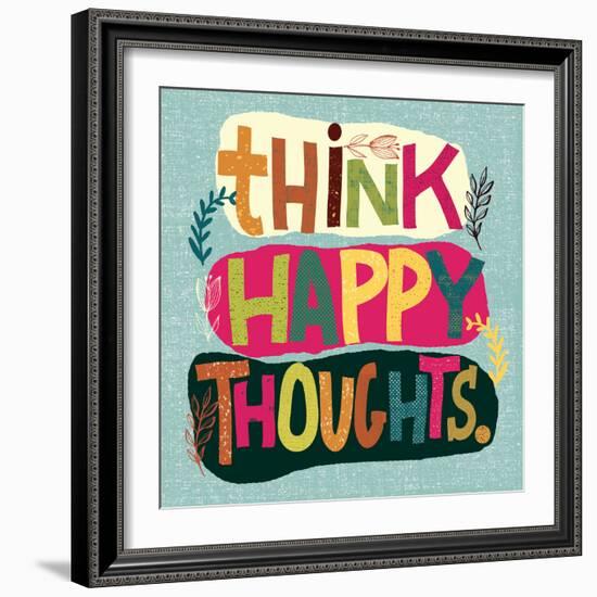 Happy Thoughts II-Cheryl Warrick-Framed Art Print