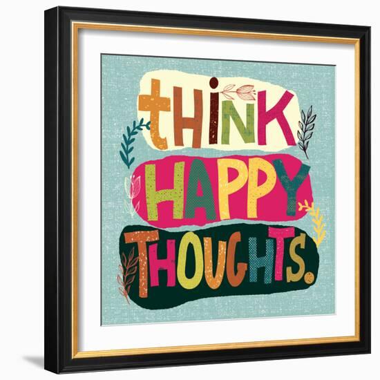 Happy Thoughts II-Cheryl Warrick-Framed Art Print