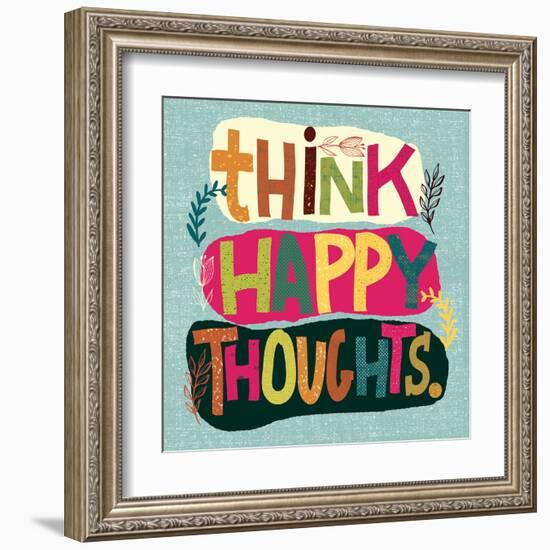 Happy Thoughts II-Cheryl Warrick-Framed Art Print