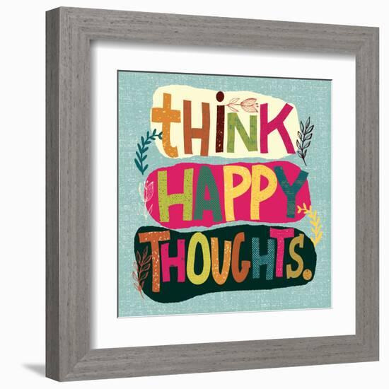 Happy Thoughts II-Cheryl Warrick-Framed Art Print
