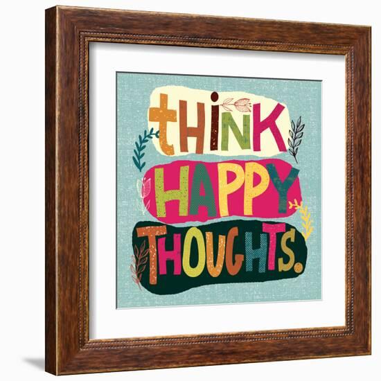 Happy Thoughts II-Cheryl Warrick-Framed Art Print