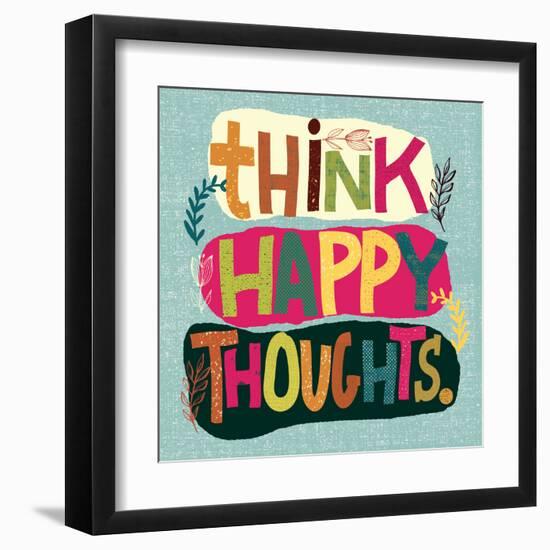 Happy Thoughts II-Cheryl Warrick-Framed Art Print