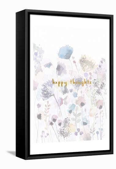 Happy Thoughts-Leah Straatsma-Framed Stretched Canvas