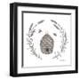 Happy to Bee Home II-Sara Zieve Miller-Framed Art Print