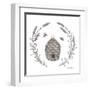 Happy to Bee Home II-Sara Zieve Miller-Framed Art Print