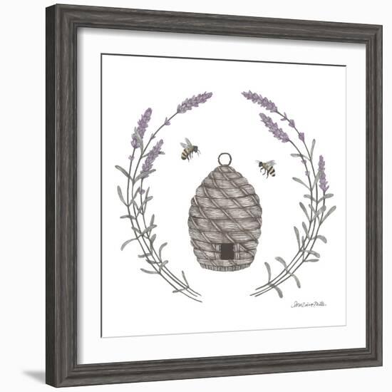 Happy to Bee Home II-Sara Zieve Miller-Framed Art Print