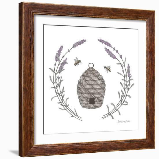 Happy to Bee Home II-Sara Zieve Miller-Framed Art Print