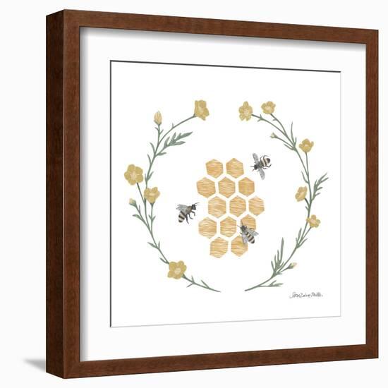 Happy to Bee Home III-Sara Zieve Miller-Framed Art Print