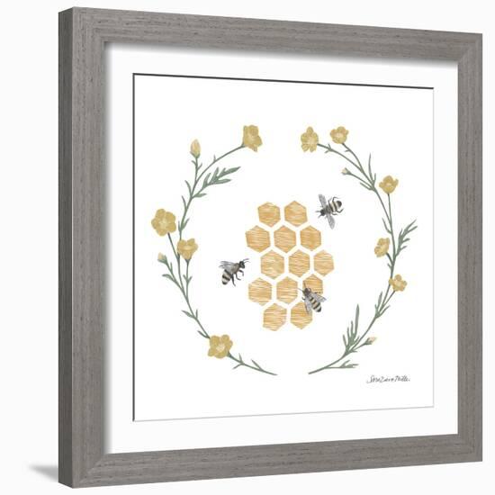 Happy to Bee Home III-Sara Zieve Miller-Framed Art Print