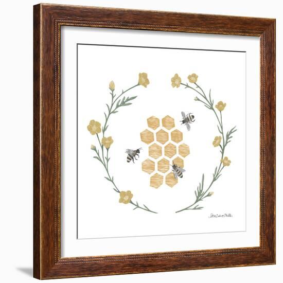 Happy to Bee Home III-Sara Zieve Miller-Framed Art Print