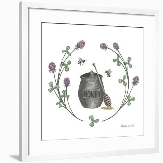 Happy to Bee Home IV-Sara Zieve Miller-Framed Art Print