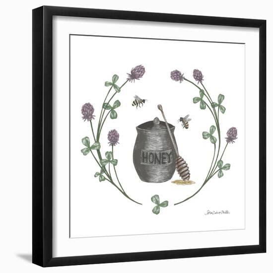 Happy to Bee Home IV-Sara Zieve Miller-Framed Art Print