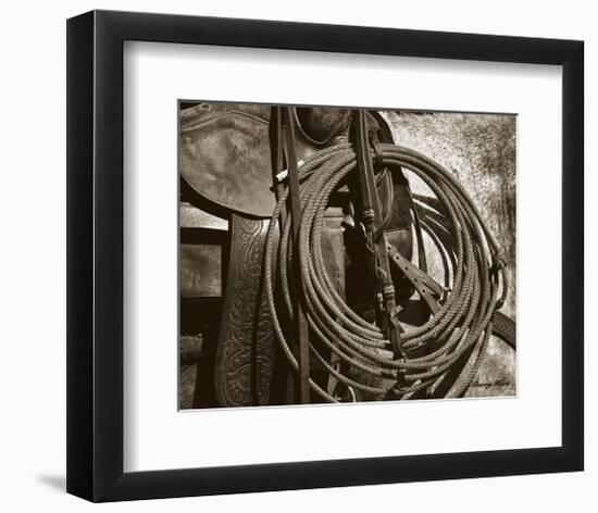 Happy Trails (sepia)-Barry Hart-Framed Art Print