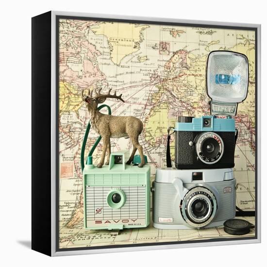 Happy Travels-Susannah Tucker-Framed Stretched Canvas