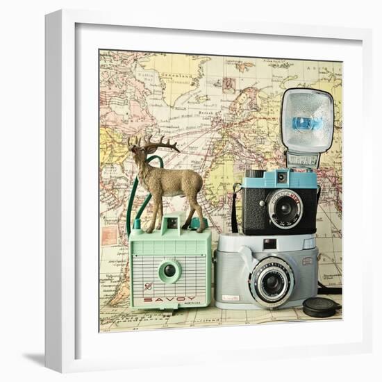 Happy Travels-Susannah Tucker-Framed Art Print