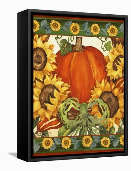 Happy Turkey Day-Laurie Korsgaden-Framed Premier Image Canvas