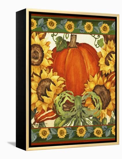 Happy Turkey Day-Laurie Korsgaden-Framed Premier Image Canvas