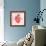 Happy Valentine's Day Card with Heart-karnoff-Framed Art Print displayed on a wall