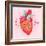 Happy Valentine's Day Card with Heart-karnoff-Framed Art Print