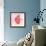 Happy Valentine's Day Card with Heart-karnoff-Framed Art Print displayed on a wall