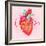 Happy Valentine's Day Card with Heart-karnoff-Framed Art Print