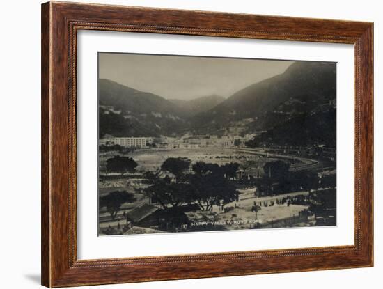 Happy Valley, Hong Kong, from an Album of Photographs Relating to the Service of Pte H. Chick, 1940-English Photographer-Framed Photographic Print