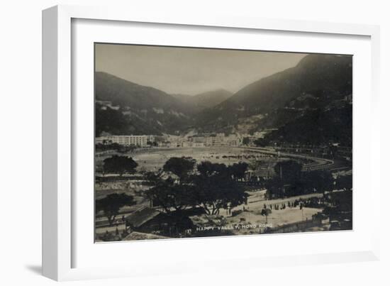 Happy Valley, Hong Kong, from an Album of Photographs Relating to the Service of Pte H. Chick, 1940-English Photographer-Framed Photographic Print