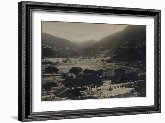 Happy Valley, Hong Kong, from an Album of Photographs Relating to the Service of Pte H. Chick, 1940-English Photographer-Framed Photographic Print