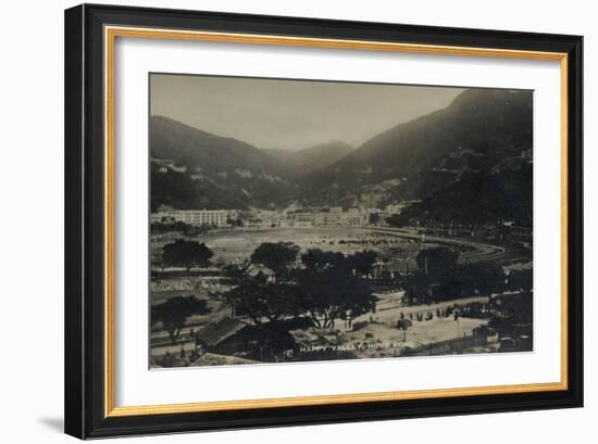 Happy Valley, Hong Kong, from an Album of Photographs Relating to the Service of Pte H. Chick, 1940-English Photographer-Framed Photographic Print