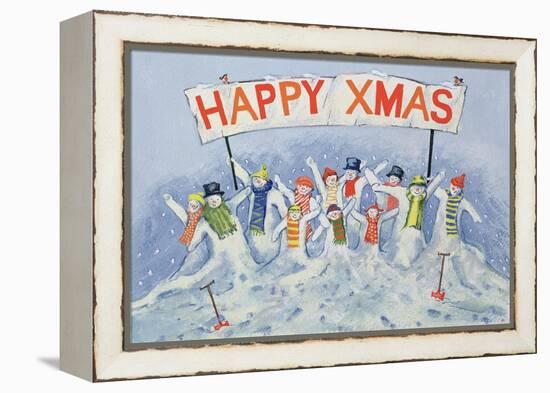 Happy Xmas, 1995-David Cooke-Framed Premier Image Canvas