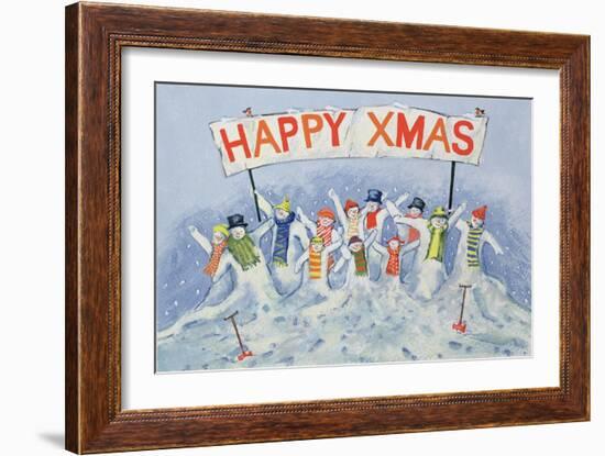 Happy Xmas, 1995-David Cooke-Framed Giclee Print