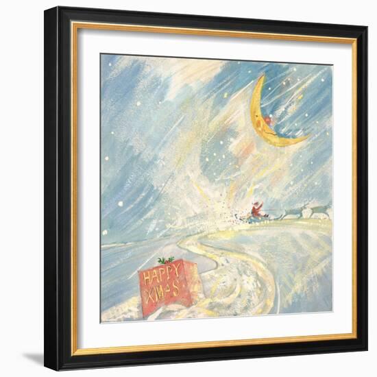 Happy Xmas-David Cooke-Framed Giclee Print