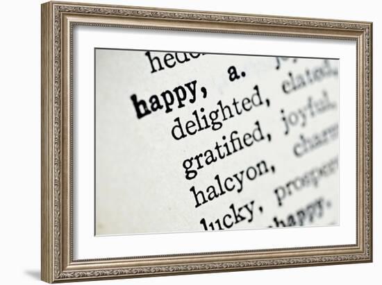 Happy-Amy Smith-Framed Giclee Print