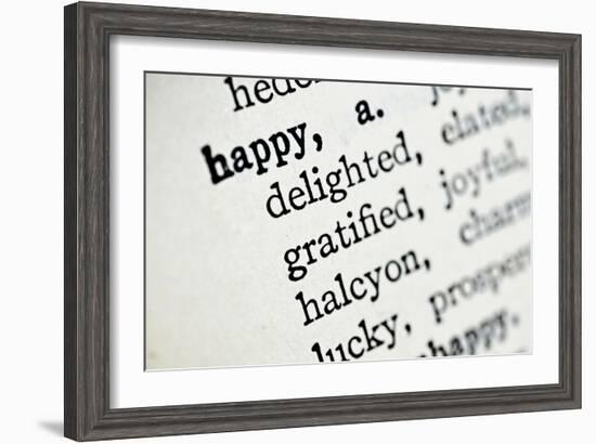 Happy-Amy Smith-Framed Giclee Print