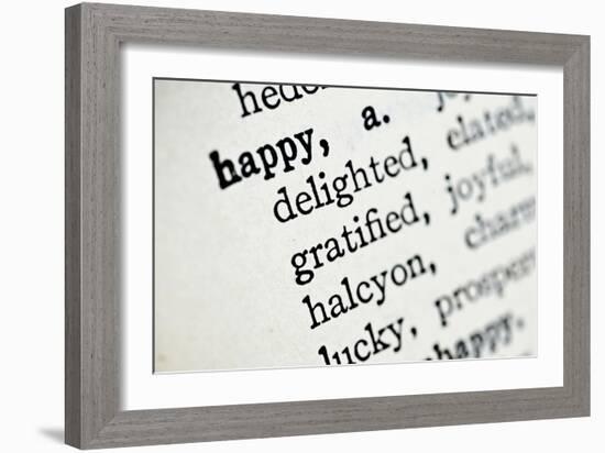 Happy-Amy Smith-Framed Giclee Print