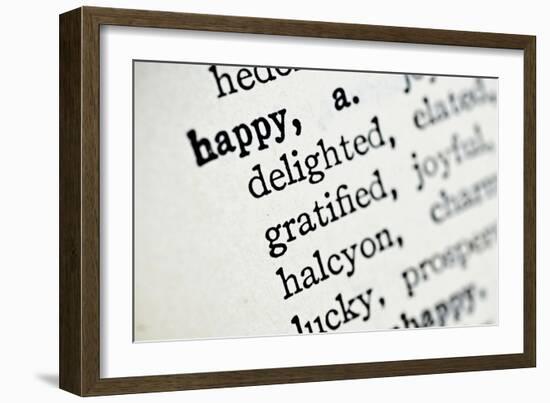 Happy-Amy Smith-Framed Giclee Print