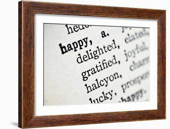 Happy-Amy Smith-Framed Giclee Print