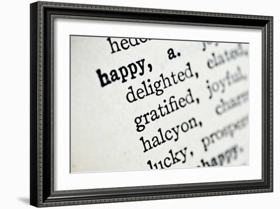 Happy-Amy Smith-Framed Giclee Print