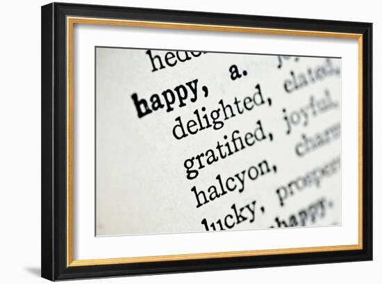 Happy-Amy Smith-Framed Giclee Print