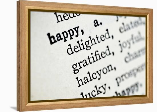 Happy-Amy Smith-Framed Premier Image Canvas