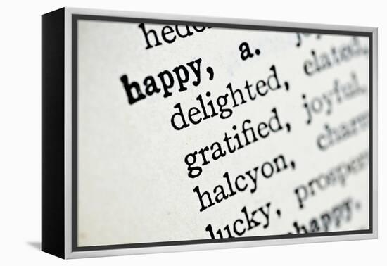 Happy-Amy Smith-Framed Premier Image Canvas