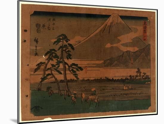 Hara-Utagawa Hiroshige-Mounted Giclee Print