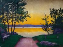 Quiet Evening, Nærsnes, 1932 (Oil on Canvas)-Harald Oscar Sohlberg-Laminated Giclee Print