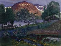 Quiet Evening, Nærsnes, 1932 (Oil on Canvas)-Harald Oscar Sohlberg-Laminated Giclee Print