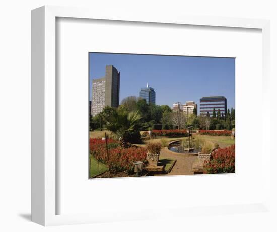 Harare Public Gardens, and City Skyline, Harare, Zimbabwe, Africa-Poole David-Framed Photographic Print