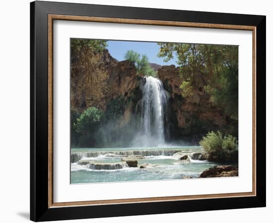 Harasu Falls, Grand Canyon, Arizona, USA-Anthony Waltham-Framed Photographic Print