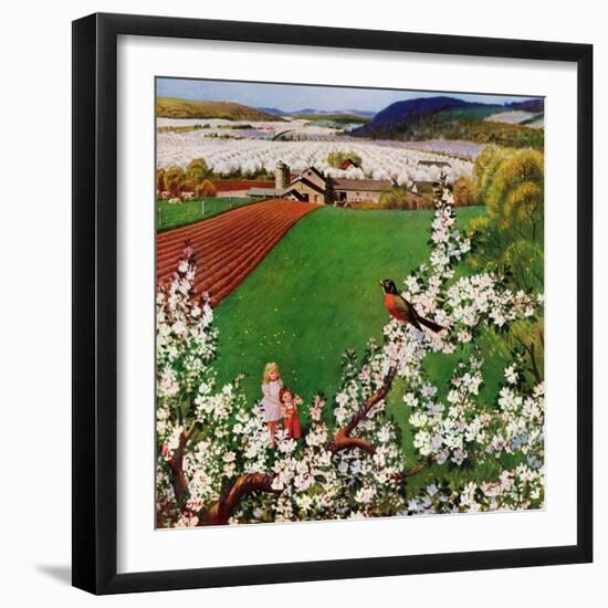 "Harbinger of Spring", May 7, 1955-John Clymer-Framed Giclee Print